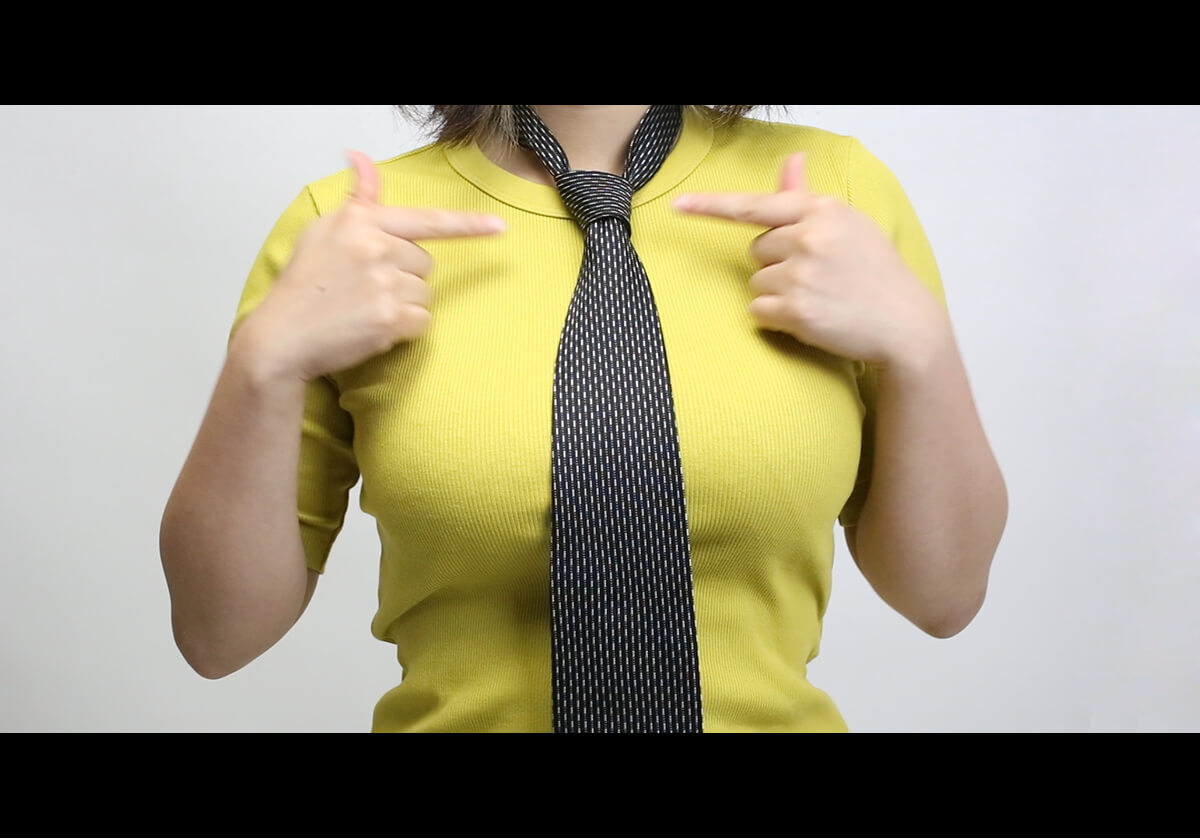 Tietietie-Easy. Big knot. How to tie a tie.【double knot】